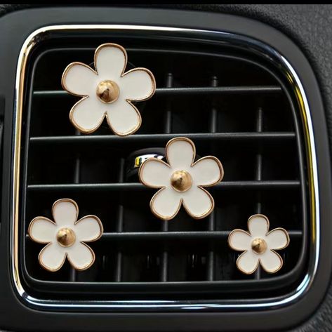 Flower Power Car Clips with scented tablets - Pink/ Honey Peach Scent -  #Car #Clips #Flower #Honey #Peach #pink #Power #Scent #Scented #Tablets Solid Fragrance, Perfume Jewelry, Interior Decoration Accessories, Car Vent Clip, Flower Car, Car Accessories For Women, Car Perfume, Car Freshener, Car Interior Decor