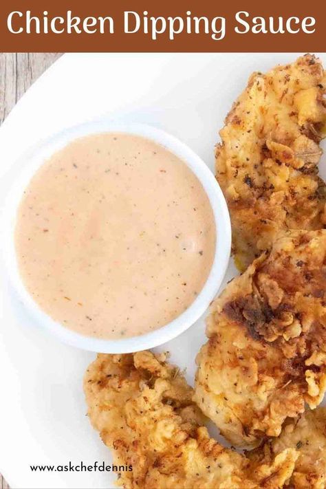 Sweet, tangy, and so very flavorful, my chicken dipping sauce is the perfect condiment for chicken tenders, chicken nuggets, french fries, or any of your favorite dippers. Made with simple ingredients, I know after one taste you’ll agree that our chicken dipping sauce is so much better than any store-bought sauce. And the best part is, you get to control the ingredients. This tasty sauce also makes a delicious condiment for burgers, fish sandwiches, and your favorite deli sandwiches. Save this. Chicken Nugget Dipping Sauce, Chicken Dipping Sauce, Best Chicken Tenders, Cornflake Chicken, Fish Sandwiches, Easy Dipping Sauce, Dipping Sauces For Chicken, Restaurant Style Recipes, Dipping Sauces Recipes