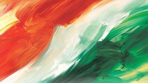 Wallpaper of Artistic Indian Flag with 3D Painting Indian Tricolor Background, Indian Flag Art Painting, Flag Painting Ideas, Indian Flag Illustration, Indian Flag Painting, Indian Flag Art, Republic Day Images Pictures, Indian Flag Background, Indian Packaging