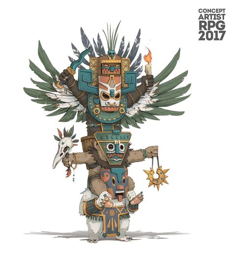 Mexican Culture Art, Mask Drawing, Wave Illustration, Magic Design, Tower Defense, Cat Character, Concept Artist, 1st Place, Character Design Animation