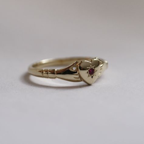 Our Amor hand ring with a ruby star setting is simply charming! Pick from black diamond, lab white diamond or ruby to enhance this classic Irish Claddagh beauty😍✨ #CladdaghRing #IrishJewelry #Handcrafted #RubyLove #CustomizeYourStyle #UniqueDesigns #GemstoneBeauty #TimelessCharm #JewelryInspiration #JadeRabbitDesign Fairytale Engagement Rings, Irish Ring, Star Setting, Solitaire Bracelet, Jade Rabbit, Irish Ring Claddagh, Irish Claddagh, Claddagh Ring, Rabbit Design