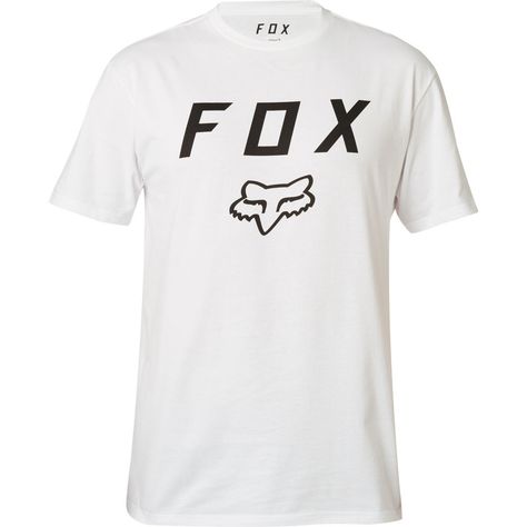 Motocross, Fox Racing, White Tshirt Outfit, Fox Racing Clothing, Fox Man, White Clothing, Fox Head, Fashion Pria, Tshirt Outfits