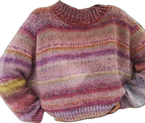 Striped Colorful Sweater, Hand Knit Striped Sweater, Chunky Striped Sweater, Homemade Knitted Sweaters, Colorful Knitted Sweaters, Colourful Knitwear, Colourful Sweater, Handknit Sweaters, Colorful Knit