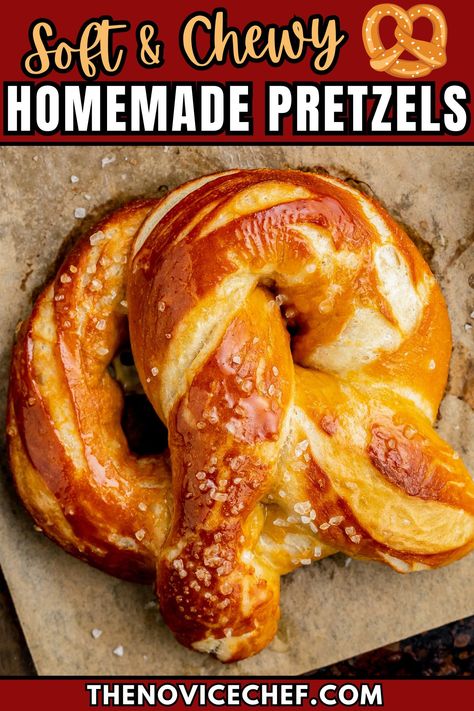 Pillowy-soft on the inside and chewy on the outside, these traditional Homemade Soft Pretzels are a crave-worthy snack the whole family will love! Easy to make, using basic pantry staples, they are a classic treat.