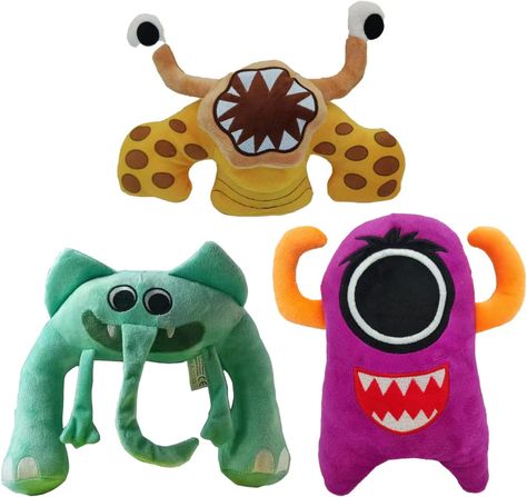 Amazon.com: Viloni 2023 New Garten of Banban，Soft Monster Horror Stuffed Figure Doll for Fans Gift, Soft Stuffed Animal Figure Doll for Kids and Adult(9PCS) : Toys & Games Garden Of Banban Cakes, Garden Of Banban Fanart, Garden Of Banban Coloring Pages, Banana Man Plush, Doll For Kids, Monster Horror, Monster Stuffed Toys, Ban Ban, Bathroom Improvements