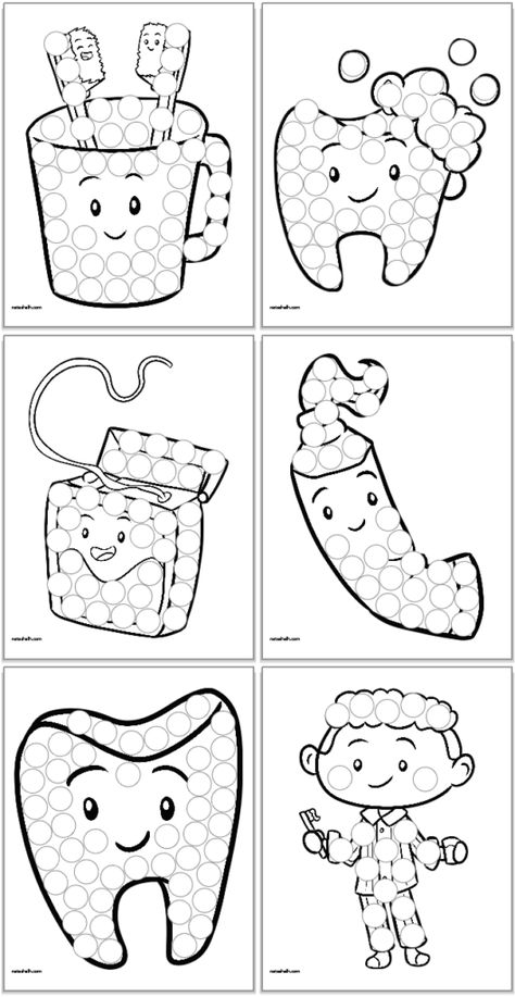 Dentist Art Activities For Preschool, Dental Hygiene Daycare, Dentist Art And Craft For Preschool, Teeth Activities For Preschool Crafts, Dentist Art Projects For Preschool, Dental Day Preschool, Dental Hygiene Art Preschool, D Is For Dentist Preschool, Dentist Lesson Plans Preschool