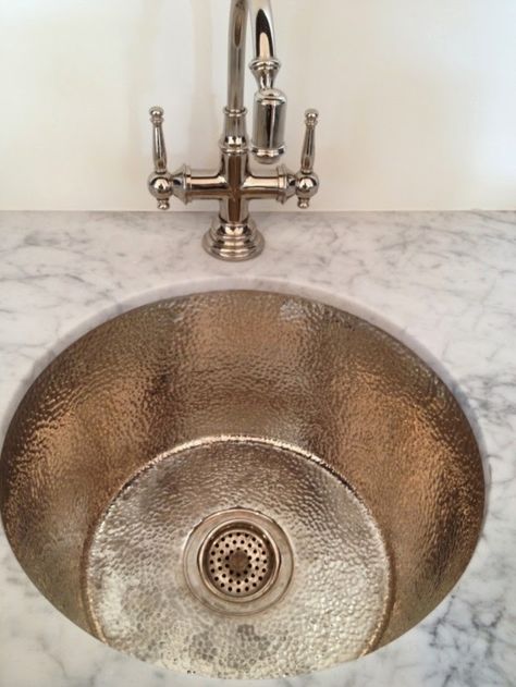 Metal Sink, Modern Bathroom Sink, Sink Basin, Rustic Glam, Floating Shelves Diy, Butler Pantry, Bar Sink, Butler's Pantry, Bathroom Update