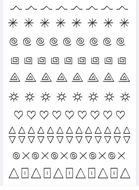 Nail Art Practice Template, Printable Nail Art Templates, Printable Nail Art Practice Sheet, Printable Nail Art, Nail Tech School, Learn To Tattoo, American Traditional Tattoo Ideas, Traditional Tattoo Ideas, Beginner Tattoos