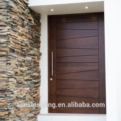 mahogany solid wood door entrance door, View mahogany solid wood door, Apex… Deur Makeover, Wooden Door Entrance, House Main Door, Trendy Door, Modern Exterior Doors, House Main Door Design, Main Entrance Door Design, Wooden Front Door Design, Entrance Door Design