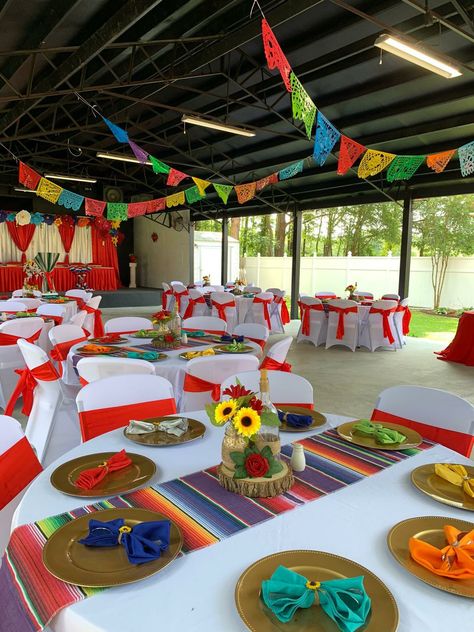 Elegant Mexican Theme Quinceanera, Mexican Graduation Centerpieces, Charro Table Decorations, Charro Quince Decor, Quinceanera Charro Theme Decorations, Mexican Theme Quinceanera Decor, Charro Quince Decorations, Quince Decorations Mexican, Mexican Theme Centerpieces Ideas