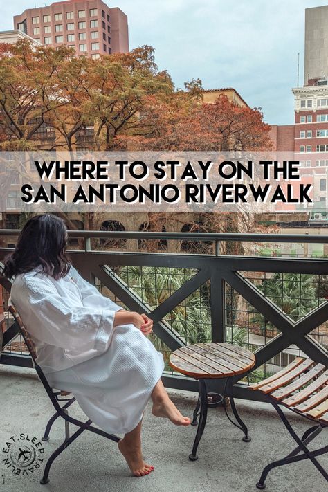 Hotel valencia riverwalk view on a balcony in a hotel bathrobe Houston Travel Guide, San Antonio Riverwalk Hotels, San Antonio Texas Riverwalk, Riverwalk San Antonio, San Antonio Hotels, Texas Getaways, Houston Airport, Texas Vacation, San Antonio Missions