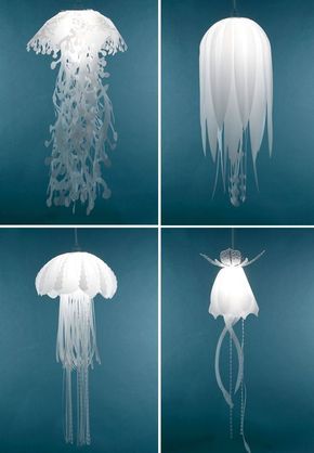 21 Intriguingly Captivating Jellyfish Pendant Light Ideas Ocean Bedroom, Jellyfish Pendant, Jellyfish Light, Bloxburg Kitchen, Luminaire Original, Jellyfish Lamp, Ocean Room, Jellyfish Print, Jellyfish Design