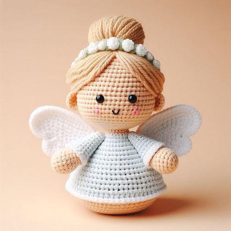 Angel Crochet Pattern Free, Crochet Star Patterns, Crochet Angels, Crochet Baby Hat Patterns, Crochet Angel, Crochet Dolls Free Patterns, Baby Hat Patterns, Crochet Stars, Crochet Baby Hats