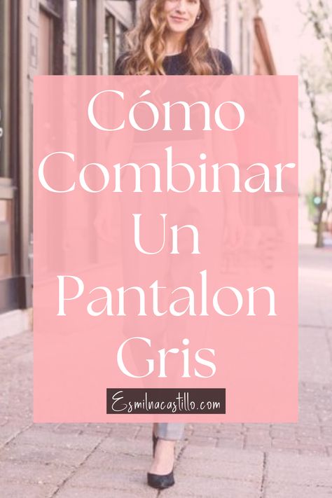 ¿Cómo combinar un pantalón gris? Aunque no lo creas, los pantalones de este color son una de las prendas más útiles que puedes tener en tu closet. Esto se debe a que, existen muchas formas de combinarlos y pueden darte mucha más elegancia y sofisticación de la que piensas. Si eres de esas personas que les gusta jugar con los colores en tus atuendos, entonces te mostraremos algunas opciones por las cuales puedes optar si quieres usar un pantalón gris. Outfits Pantalon Gris, Palazzo Outfit, Palazzo Pants Outfit, Outfits Con Jeans, Palazzo Pants, Pants Outfit, Baby Boy Shower, Colored Jeans, Jean Outfits