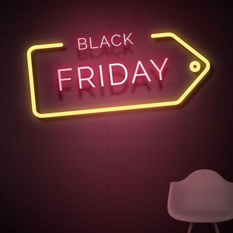 Black Friday Email, Black Friday Marketing, Black Friday Shirts, Friday Images, Black Friday Design, Black Friday Banner, Neon Red, Best Black Friday, Sale Banner