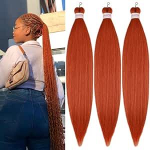 Ginger Knotless, Kanekalon Braiding Hair, Hair Color Orange, Fake Hair, Braid In Hair Extensions, Braiding Hair, Hair Inspiration Color, Box Braids Hairstyles, Orange Hair