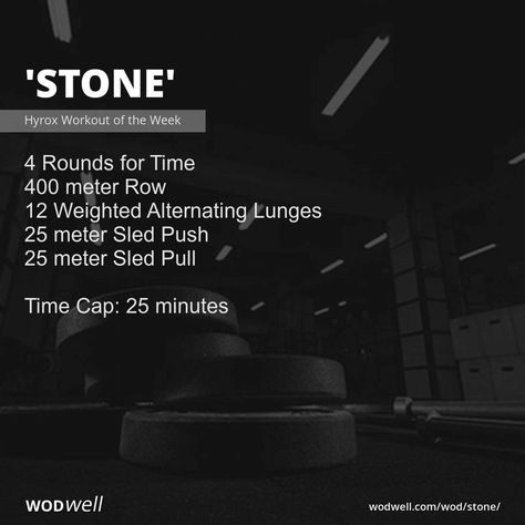 27 Sled Push (Prowler Push) Workouts (WODs) - 4 Rounds for Time; 400 meter Row; 12 Weighted Alternating Lunges; 25 meter Sled Push; 25 meter Sled Pull; Time Cap: 25 minutes Sled Workouts Gym, Sled Pull Workout, Sled Push Workout, Push Workouts, Alternating Lunges, Sled Workout, Sled Push, Fighter Workout, Crossfit Workouts At Home