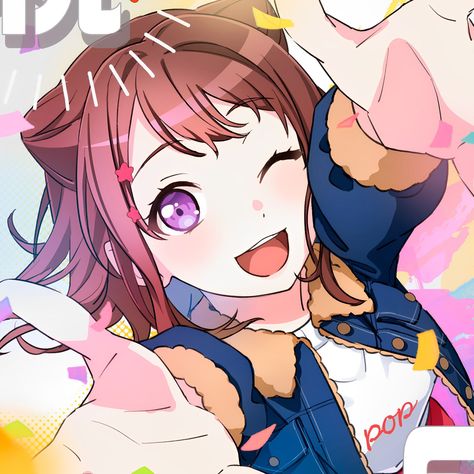 ✦﹒ source : bandori / bang dream Kasumi Toyama, Video Game Genre, All Band, Toyama, Girl Bands, Project Sekai, Anime Drawings, Profile Picture, Bangs