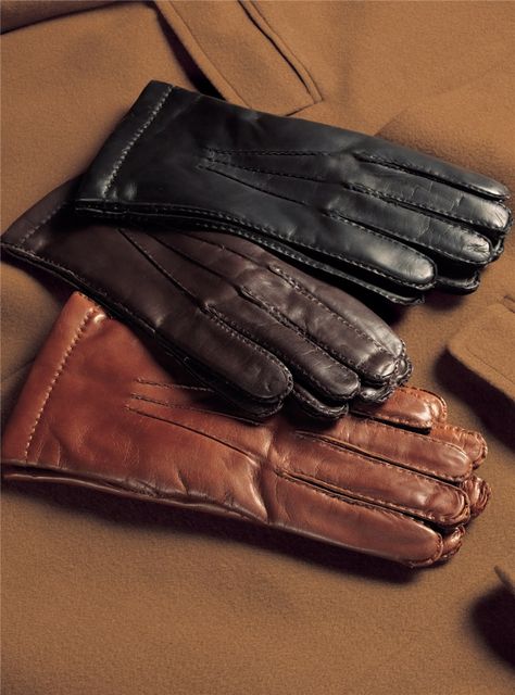 Cashmere Lined Nappa Leather Gloves - The Ben Silver Collection Leather Gloves Aesthetic, Gloves Aesthetic, Ben Silver, Red Leather Boots, Smart Casual Menswear, Fashion Gloves, Tactical Clothing, Mens Gloves, Mens Fall