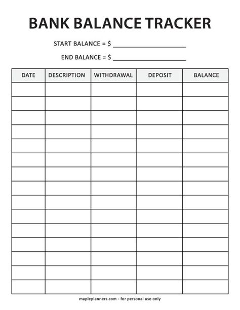 Free Printable Bank Balance Tracker Template Bank Ledger Printable Free, Bingo For Kids, Weekly Budget Planner, Loan Payoff, Monthly Budget Printable, Bank Balance, Income And Expenses, Calendar Activities, Printable Puzzles For Kids