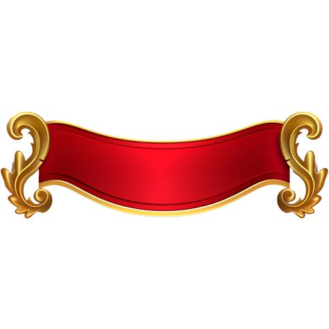 Red Gold Banner Ribbon Clipart AI Generated Graphic Design Background Templates Png, Red And Gold Background, Banner Vector Png, Beautiful Heart Pictures, Logo Gallery Art, Banner Ribbon, Frame Ribbon, Frames Design Graphic, Banner Clip Art