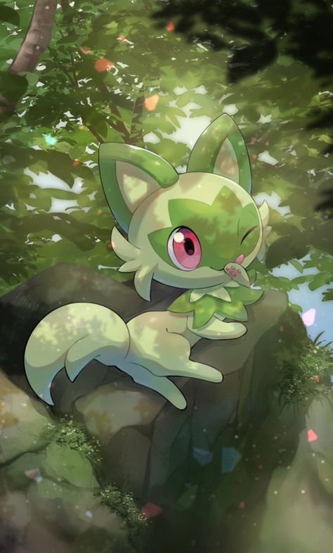 Pokemon Sprigatito, Plant Pokemon, Giratina Pokemon, Pokemon Cynthia, Kartu Pokemon, Walpapers Cute, Pokemon Starters, Pokemon Poster, Pokemon Backgrounds