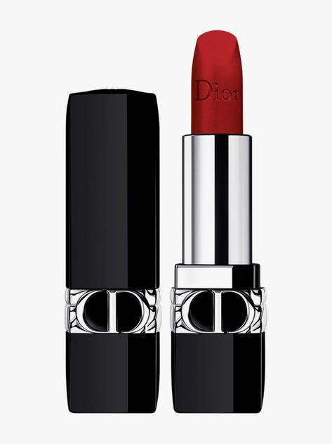 Best Red Lipstick 2022: 20 Shades To Consider as Worn By Celebrities | Vogue Dior Red Lipstick, Pomegranate Flower, Refillable Lipstick, Best Red Lipstick, Dior Rouge, Dior Lip Glow, Red Peony, Dior Lipstick, Metallic Lipstick