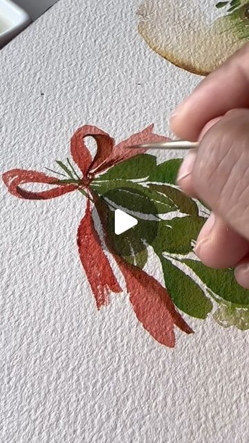 Kanchan Kaul on Instagram: "Feels festive already? Here’s a quick mistletoe practice which you can use for a festive card:) 🎄 Lots has been happening lately, moving countries, moving homes, dealing with a horrible back pain - challenging to find time to paint but I try :) I know it’s been a while since I released my last class. But I promise to get a new class out this December! And it will be amazing!!!! I know it ♥️ . Want to learn more tips for painting aesthetic watercolor florals? Then join my Skillshare classes, where I teach my process in a easy to follow step by step process. Link in bio :) (which even gives you a month of free Skillshare premium membership to try!) . #cartel_watercolorists #letsmakeart #illustrationsketch #watercolordaily #illustration_best #watercolorart #world Painting Aesthetic Watercolor, Mistletoe Painting, Mistletoe Illustration, Mistletoe Drawing, Mistletoe Watercolor, Watercolor Mistletoe, Moving Countries, Aesthetic Watercolor, Tips For Painting