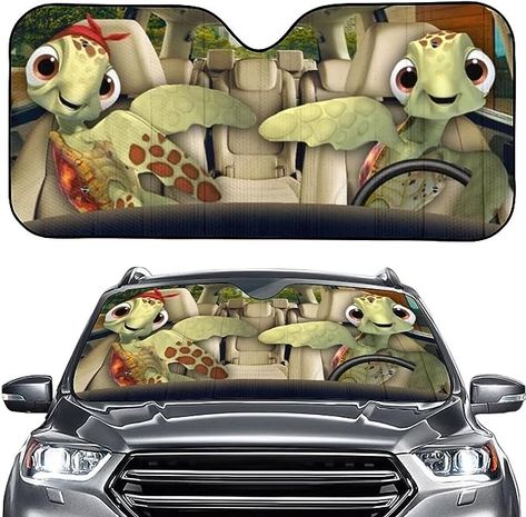 Turtle Car, Sea Turtle Gifts, Car Windshield Sun Shade, Turtles Funny, Car Protection, Car Visor, Windshield Sun Shade, Turtle Gifts, Turtle Love