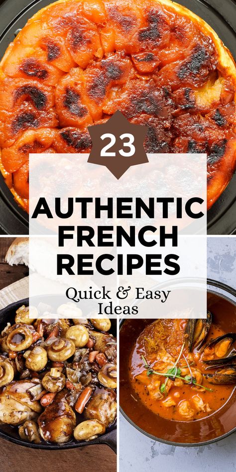 French Recipes, Classic Dinners, French Meal, Regions Of France, French Dishes, Classic Dishes, Easy Ideas, Authentic Recipes, Quick Easy