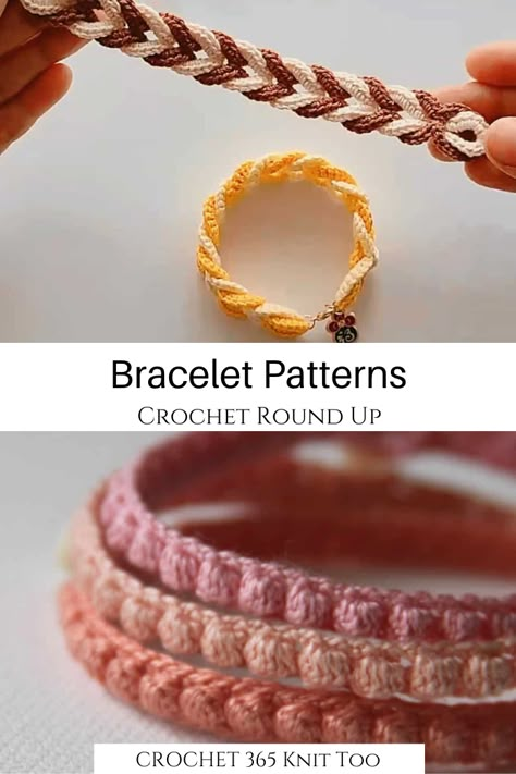 Crochet Friendship Bracelets Pattern, Friendship Bracelet Crochet, Crochet Lace Bracelet, Crochet Wristband Free Pattern, Crocheted Jewelry Patterns Free, Crochet Pattern Bracelet, Easy Crochet Bracelet Pattern Free, Crochet Patterns Bracelets, Crochet Bead Jewelry