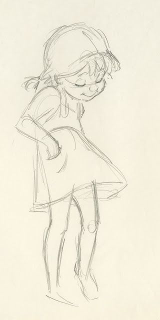 Deja View: Milt Kahl Drawings of Penny Milt Kahl, People Cartoon, The Rescuers, 동화 삽화, Draw People, Character Design Sketches, Character Sketches, Arte Sketchbook, Illustration Character Design