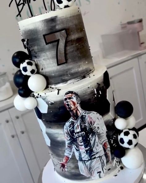 #Repost 📷 by @sweetsbykash21: On today’s episode of “Inspo Pic vs Sweets by Kash”… ⚽️ Juventus Cristiano Ronaldo @inkedibles - Edible images using premium frosting sheets (link in bio to order) amazon - Soccer ball toppers (https://amzn.to/45ICY7b) #juventus #soccer #cristianoronaldo #7 #cristiano #cake #fypシ゚ #bakery #affiliate #amazon #inkedibles #affiliatemarketing #cakedecorator #SmallBakery #edibleimage #edibleart #cakesofinstagram #cakestagram #cakeart #chicagobaker #sweetsbykash #c... Cristiano Ronaldo Birthday, Ronaldo Birthday, Juventus Soccer, Cristiano Ronaldo Juventus, Soccer Cake, Soccer Birthday Parties, Ronaldo Juventus, Soccer Birthday, Ronaldo Cr7