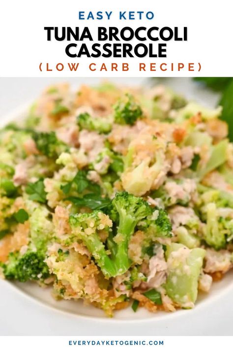 There’s something incredibly comforting about a casserole dish emerging hot from the oven, with its bubbly edges and golden-brown topping. And when you’re following a keto diet, comfort food that aligns with your low-carb lifestyle is like striking gold. That’s exactly what this Easy Keto Tuna Broccoli Casserole is – a gold mine of creamy cheese sauce, tender broccoli, and hearty tuna that’ll make you feel like you’re indulging, minus the guilt. Tuna Broccoli Casserole, Tuna Broccoli, Casserole Low Carb, Keto Tuna, Tuna Casserole Recipes, Broccoli Recipes Casserole, Broccoli Bake, Cozy Weekend, Keto Casserole