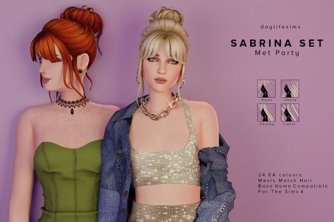 SABRINA CARPENTER Inspired Hairstyle for The Sims 4 Daylife Sims, Sabrina Hair, Pelo Sims, Sims 4 Mm Cc, Hair Set, New Mods, Sims 4 Mm, Sims Four, Sims 4 Cc Packs