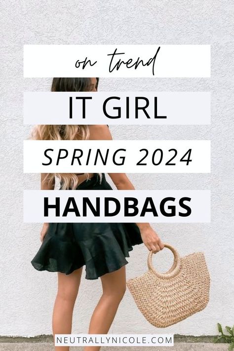 Dive into the world of style with our latest blog post on "The Top Trending Handbags for Spring 2024." Uncover the must-have purse trends of the season, including affordable bags and luxury designer pieces. Stay on-trend and make a fashion statement with the perfect handbag for your spring looks. Spring Designer Bags, Purses Summer 2024, Spring Must Haves 2024, Bags For Summer 2024, 2024 Tote Bag Trends, Purses And Handbags 2024, Purses In Style Now, Spring 2024 Handbag Trends, Casual Purses And Handbags