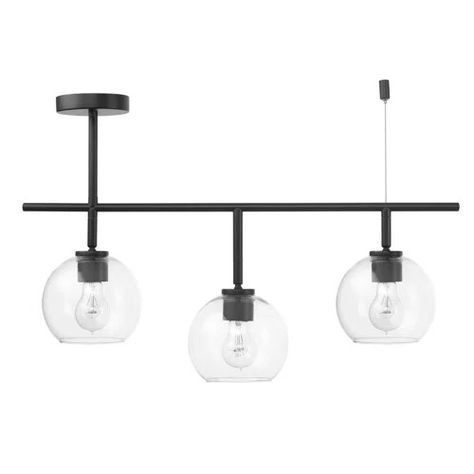 Track Bubble Light | Wayfair Modern Track Lighting Kitchen, Kitchen Island Hanging Lights, Black Track Lighting, Modern Track Lighting, Track Lighting Kitchen, Modern Design Trends, Track Lighting Kits, Vintage Edison Bulbs, Track Light