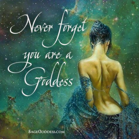 Never forget you are a Goddess. Goddess Spirituality, Divine Feminine Goddess, Goddess Quotes, Healing Techniques, Divine Goddess, Sacred Feminine, Goddess Energy, Never Forget You, Feminine Power