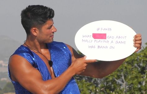 LOVE Island fans think they’ve spotted a “clue” that one of the show’s legendary challenges will return for the first time in years. The brutal Online Buzz game forces Islanders to guess who viewers are talking about in a series of savage Tweets – and fans think it could be set to return. It comes after […] Savage Tweets, Love Island Couples, Twitter Bio, Twitter Handles, Guess Who, Love Island, Clue, First Time, Things To Think About