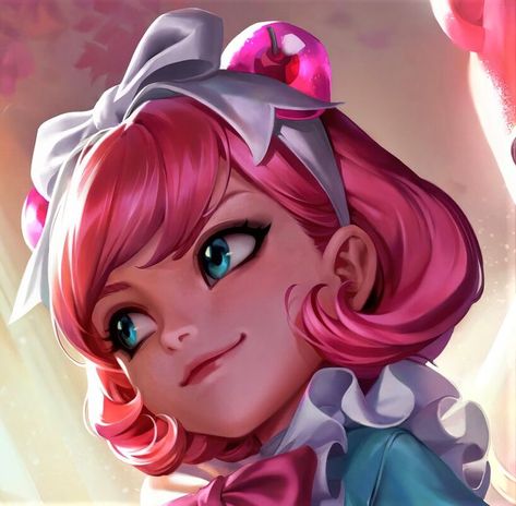 Annie Lol, League Icons, Stylized Head, Annie League Of Legends, League Art, Rendering Drawing, Kids Cartoon Characters, Lol League Of Legends, Icon Pfp