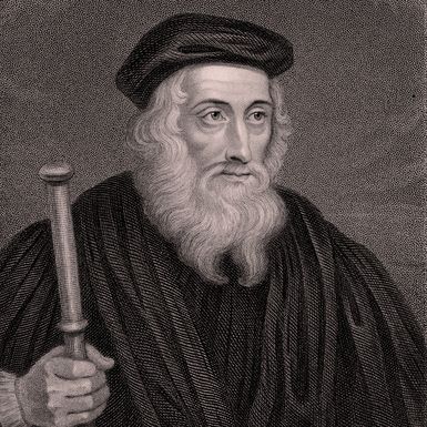 John Wycliffe (1324-1384), English church reformer and Bible translator. John Wycliffe, Reformer Quotes, Martin Luther Reformation, The Morning Star, Bible Journaling For Beginners, Protestant Reformation, Spiritual Psychology, Bible Commentary, Christian History