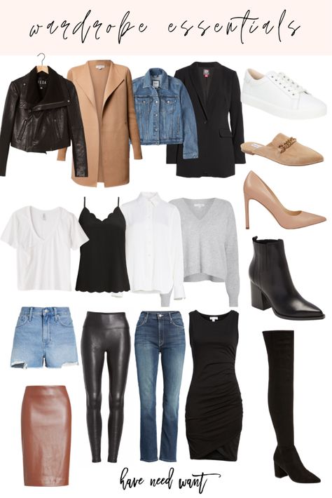 Time Capsule Wardrobe Women, What I Need In My Closet, Sara Jane Ho Outfits, Womens Wardrobe Essentials, Clothes Staples, Closet Staples For Women, Basic Closet Essentials, Basics Wardrobe Essentials, Time Capsule Wardrobe