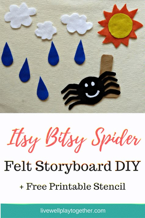 Easy Felt Board Stories, Diy Crafts For Toddlers, Felt Board Templates, Preschool Sensory Play, Diy Felt Board, New Diy Crafts, Felt Board Patterns, Felt Board Ideas, Printable Stencil