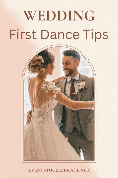 The first dance is such a special moment for the new bride and groom. These are some tips and guidelines for planning this part of the wedding! Frugal Wedding, Wedding First Dance, New Bride, Diy Brides, Dance Tips, First Dance, Bride And Groom, Diy Wedding, Wedding Favors