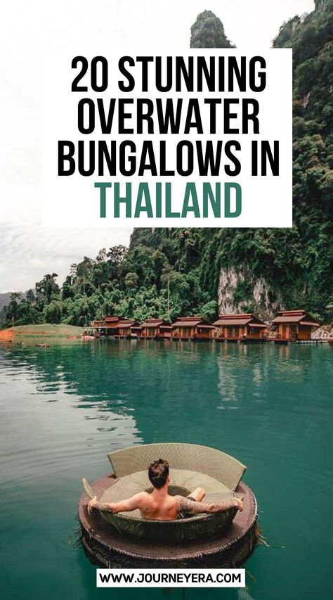 20 Stunning Overwater Bungalows In Thailand Overwater House, Weddings 2025, Vacation Thailand, Lux Travel, Asia Vacation, Overwater Villa, Thailand Resorts, Asian Destinations, Asia Cruise