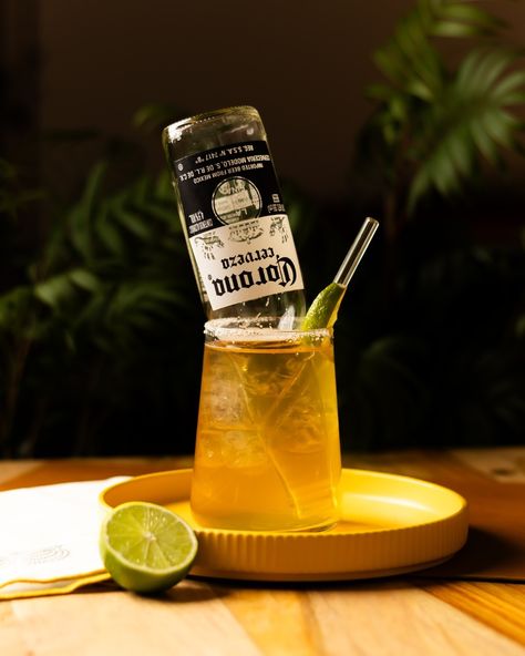 Coronarita Cocktail recipe Corona Beer Cocktails, Coronarita Recipe, Beer Mixed Drinks, Mixed Cocktails, Mezcal Tequila, Traditional Margarita, Gin Liqueur, Best Cocktail Recipes, Beer Cocktails