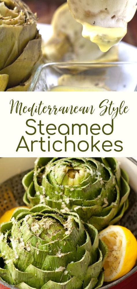 It’s artichoke season again, and I’ve already made these Mediterranean Style Steamed Artichokes twice. Whole 30 Artichoke Recipes, Fresh Artichokes Recipes, Whole Artichoke Recipes Baked, Mediterranean Artichoke Recipes, Archichoke Recipe, Boiled Artichoke Recipes, Artichoke Recipes Steamed, Whole Artichoke Recipes, Whole Artichoke Recipe