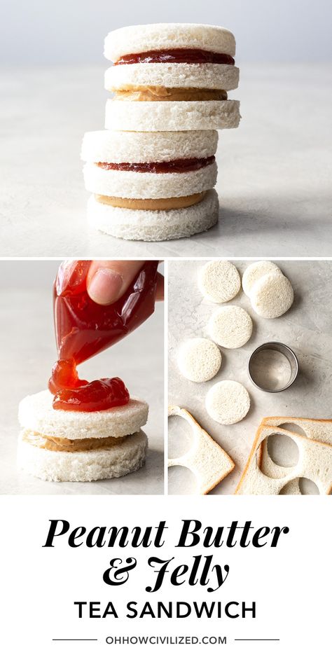 Dessert Tea Sandwiches, Pbj Tea Sandwiches, Tiny Sandwiches Parties Food, Cute Tea Sandwiches, Cute Sandwiches For Party, Valentine Tea Sandwiches, 1st Birthday Afternoon Tea Party, Sandwich Themed Party, Cheap Tea Party Food