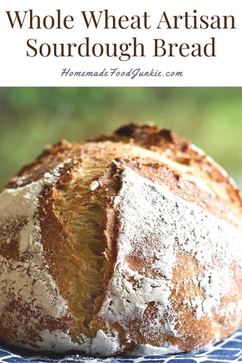 Sourdough Wheat Bread Recipe, Rustic Sourdough Bread Recipe, Whole Wheat Sourdough Bread, Wheat Sourdough Bread, Artisan Sourdough Bread, Artichoke Bread, Artisan Sourdough, Whole Wheat Sourdough, Sourdough Bread Sandwiches