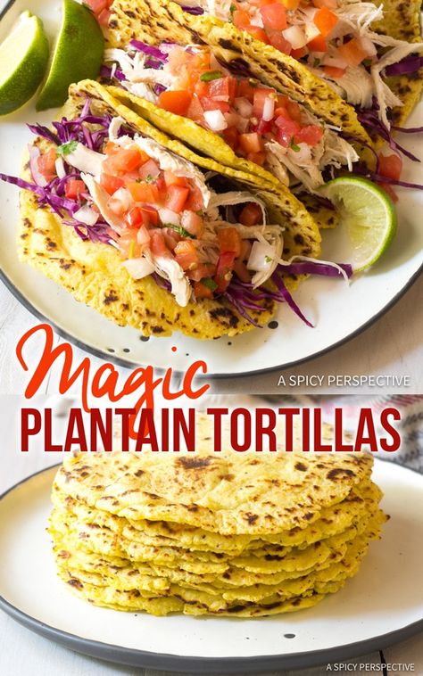 Fluffy Tortilla Recipe, Plantain Tortillas, Tortillas Recipe, Plantain Recipes, Boricua Recipes, Fingerfood Party, Tortilla Recipe, 2 Ingredient, Caribbean Recipes